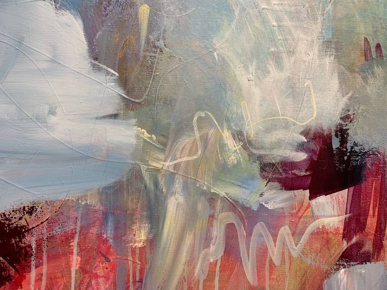 Original Abstract Expressionism Abstract Painting by Linnea Leeming