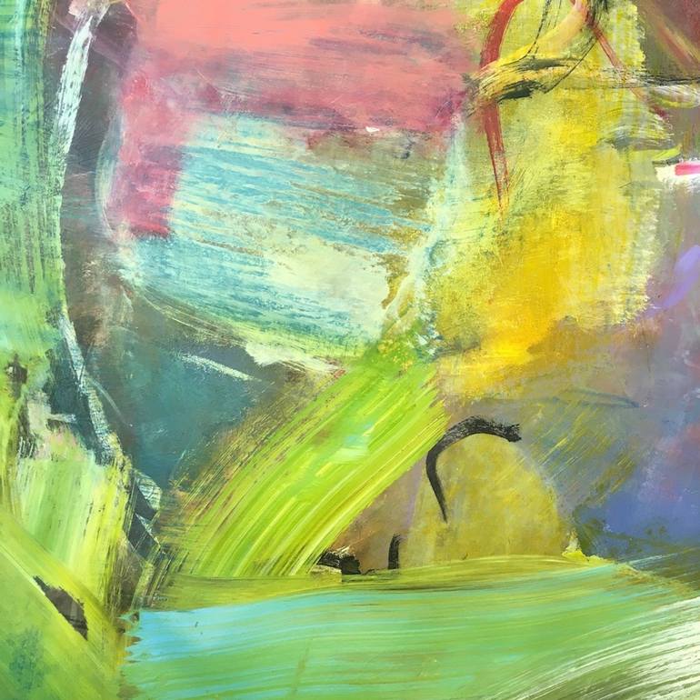 Original Abstract Expressionism Abstract Painting by Linnea Leeming