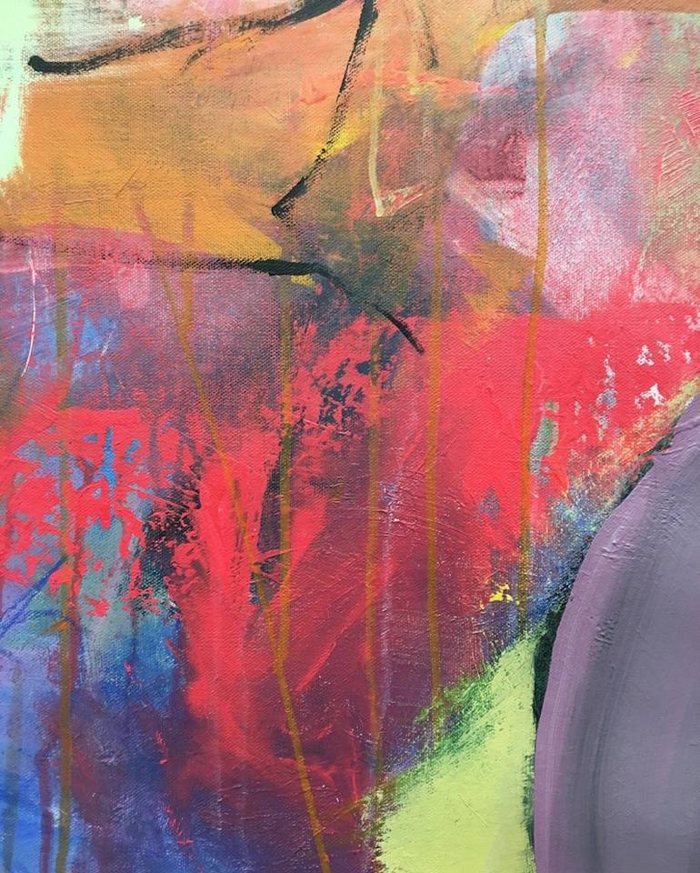 Original Abstract Expressionism Abstract Painting by Linnea Leeming