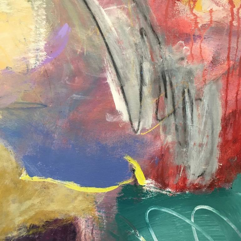 Original Abstract Expressionism Abstract Painting by Linnea Leeming