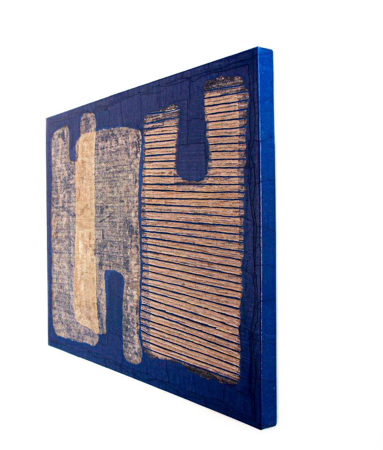 Original Abstract Expressionism Abstract Collage by Young Shin