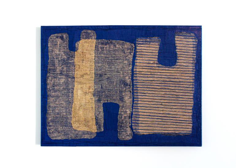 Original Abstract Expressionism Abstract Collage by Young Shin