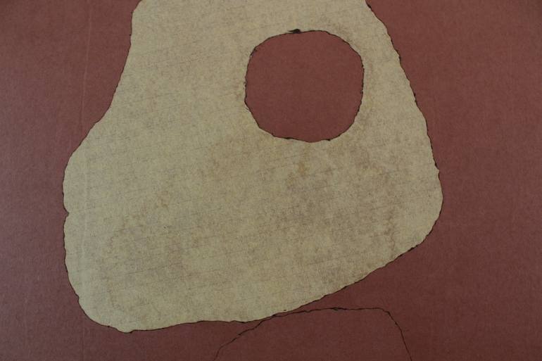 Original Abstract Expressionism Abstract Collage by Young Shin