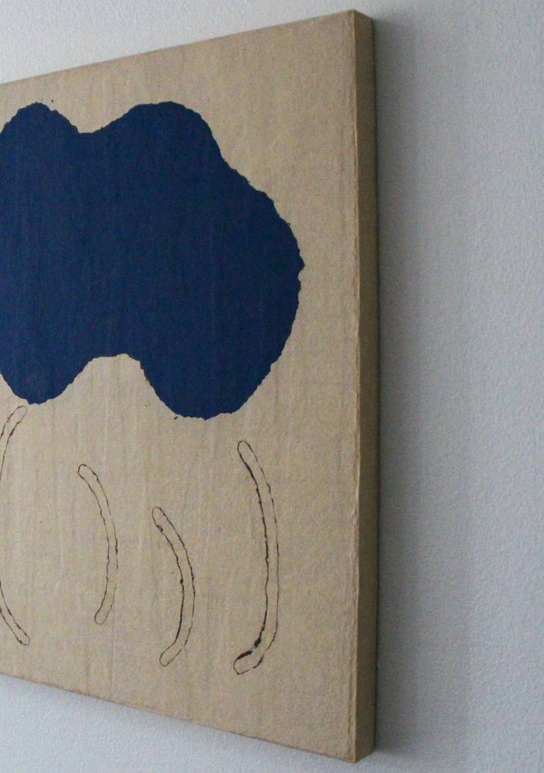 Original Abstract Expressionism Abstract Collage by Young Shin