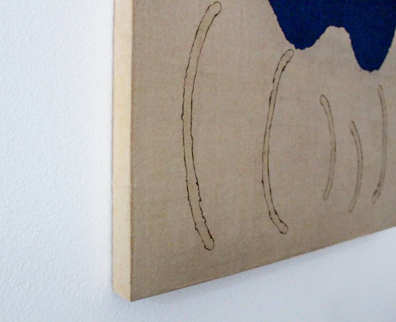 Original Abstract Expressionism Abstract Collage by Young Shin