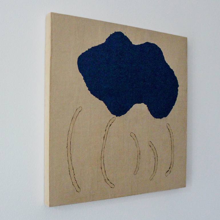 Original Abstract Expressionism Abstract Collage by Young Shin