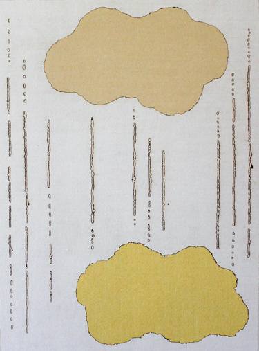 Original Abstract Expressionism Abstract Collage by Young Shin