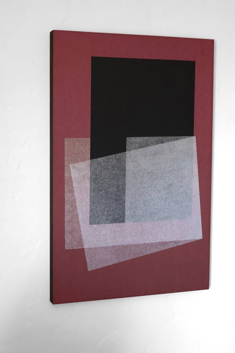 Original Abstract Expressionism Abstract Collage by Young Shin