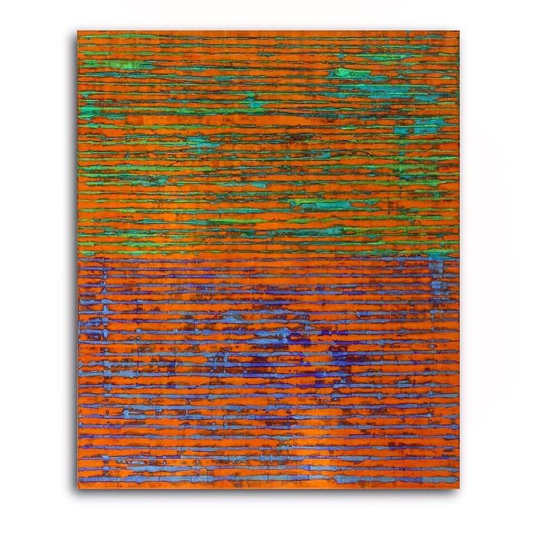 Original Abstract Expressionism Abstract Painting by Young Shin