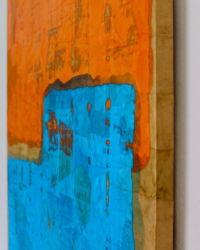 Original Abstract Expressionism Abstract Painting by Young Shin