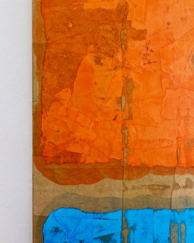 Original Abstract Expressionism Abstract Painting by Young Shin