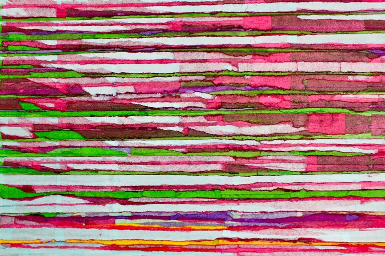 Original Abstract Expressionism Abstract Painting by Young Shin