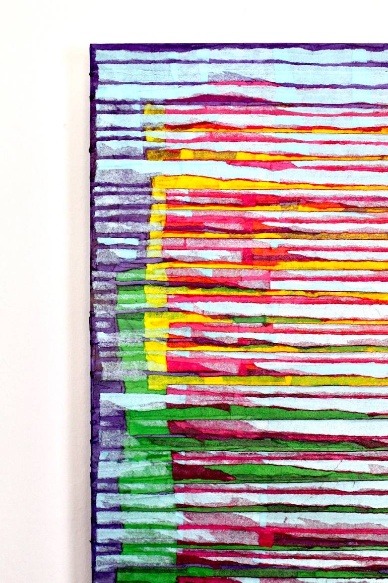 Original Abstract Expressionism Abstract Painting by Young Shin