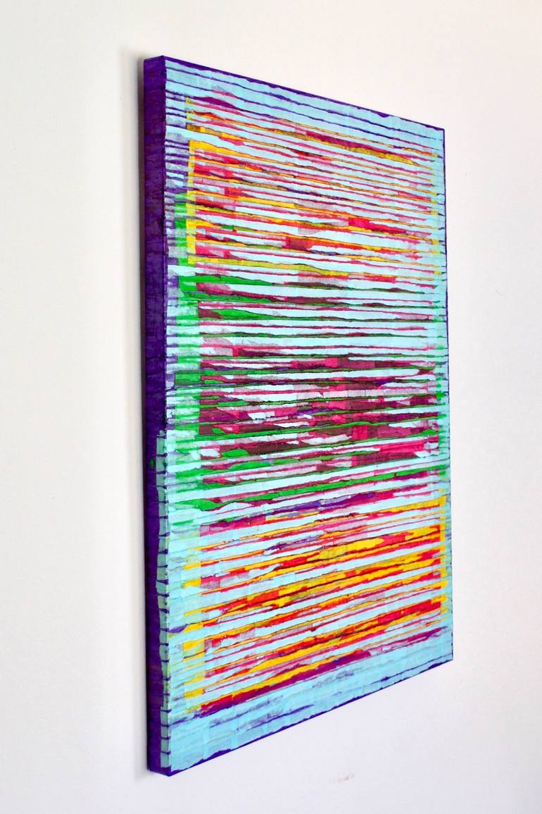 Original Abstract Expressionism Abstract Painting by Young Shin