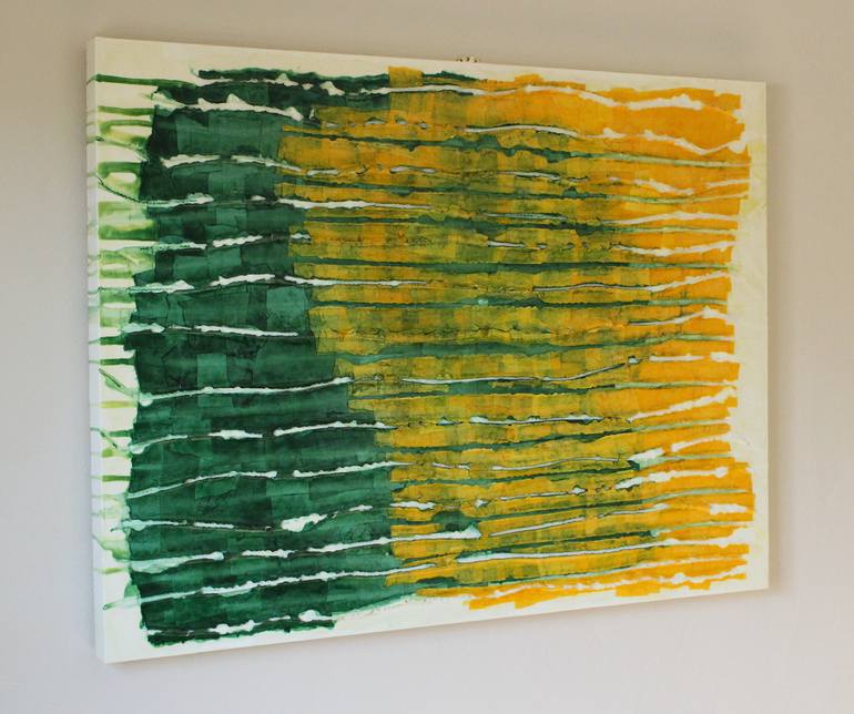 Original Abstract Expressionism Abstract Painting by Young Shin