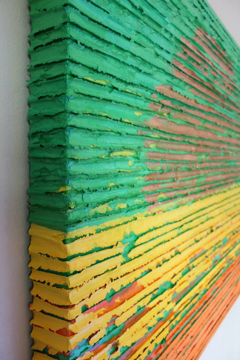 Original Abstract Expressionism Abstract Painting by Young Shin