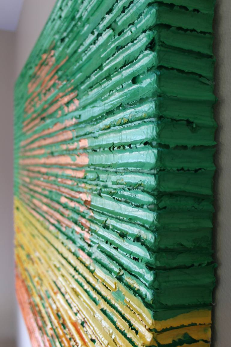 Original Abstract Expressionism Abstract Painting by Young Shin