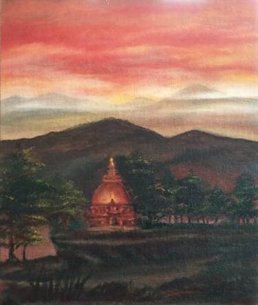 Print of Realism Landscape Paintings by Vijay Krishna