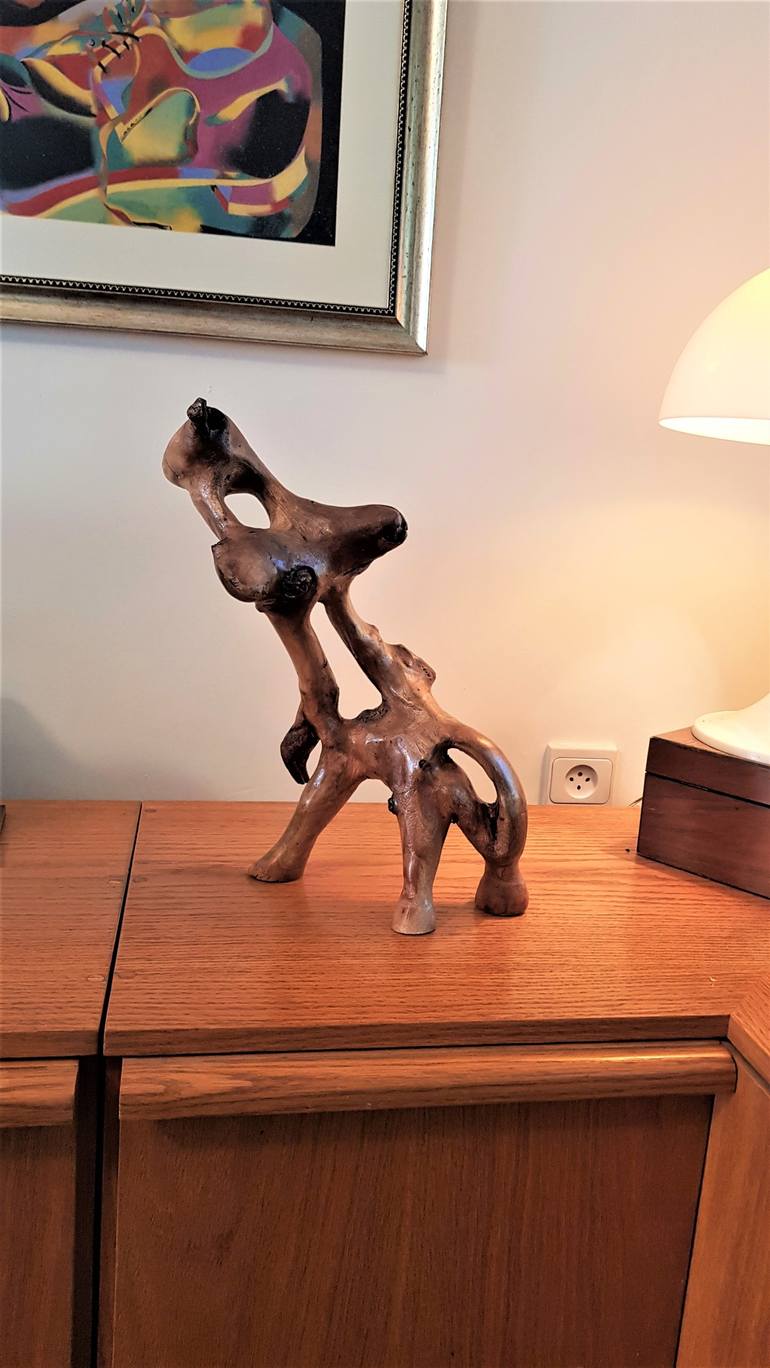 Original Folk Abstract Sculpture by Hillel Miller