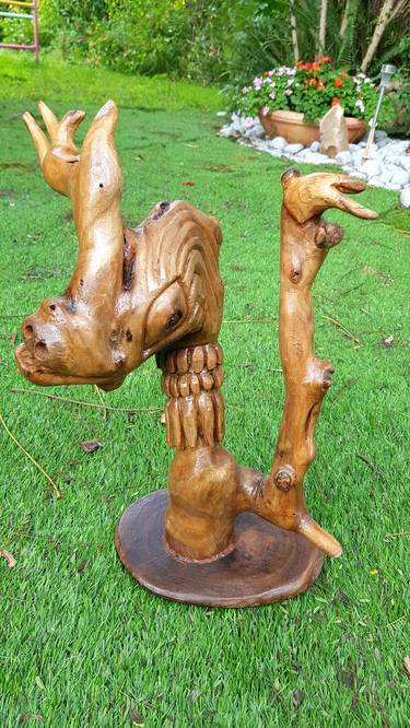 Original Folk Abstract Sculpture by Hillel Miller