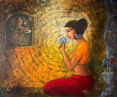 Original Figurative Home Paintings by Kangana Vohra