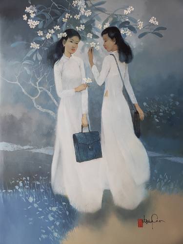 Original Women Paintings by HONG NGUYEN