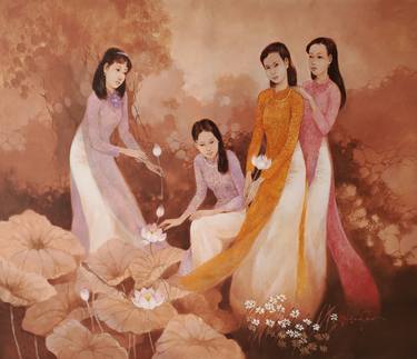 Original Women Paintings by HONG NGUYEN