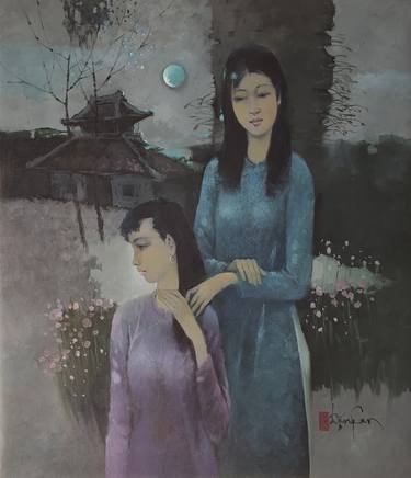 ao dai painting