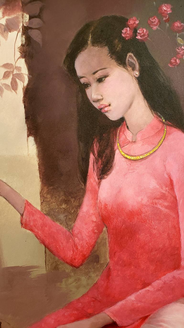 Original Modernism Women Painting by Hong Nguyen