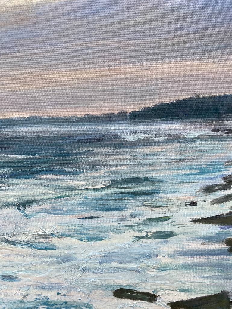 Original Impressionism Seascape Painting by Conchi Artero