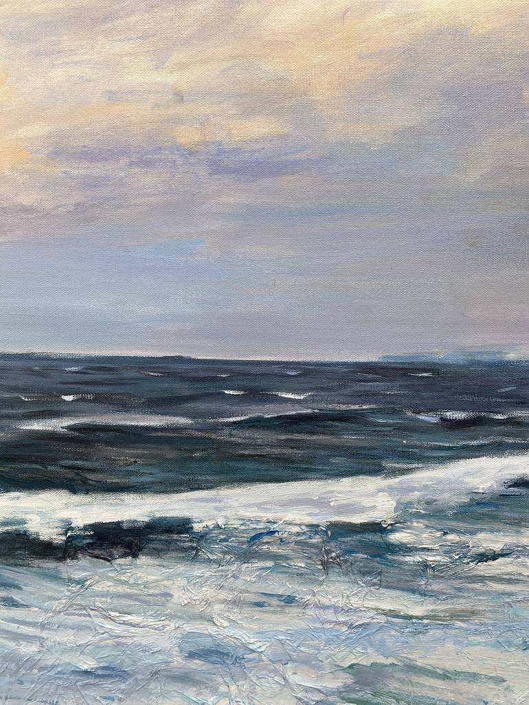 Original Impressionism Seascape Painting by Conchi Artero