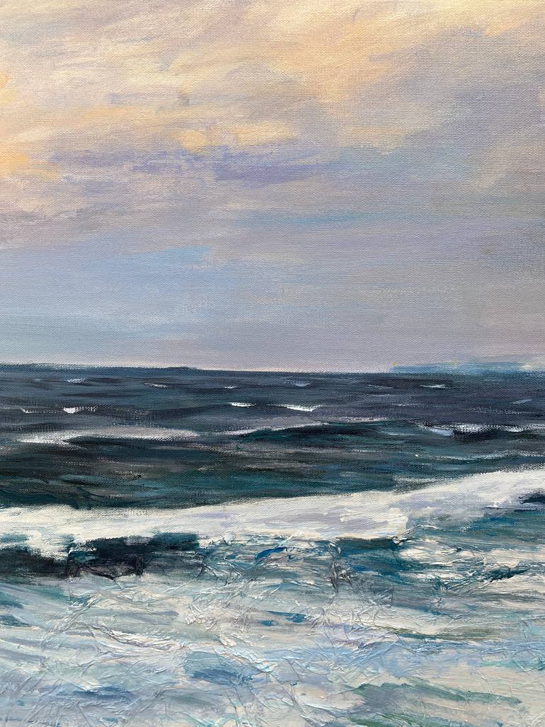 Original Impressionism Seascape Painting by Conchi Artero