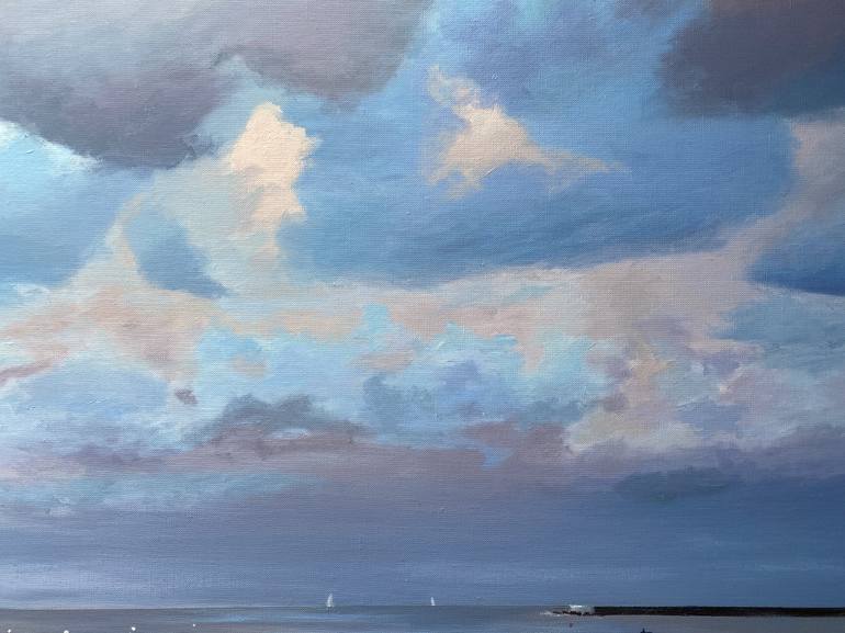 Original Contemporary Seascape Painting by Conchi Artero