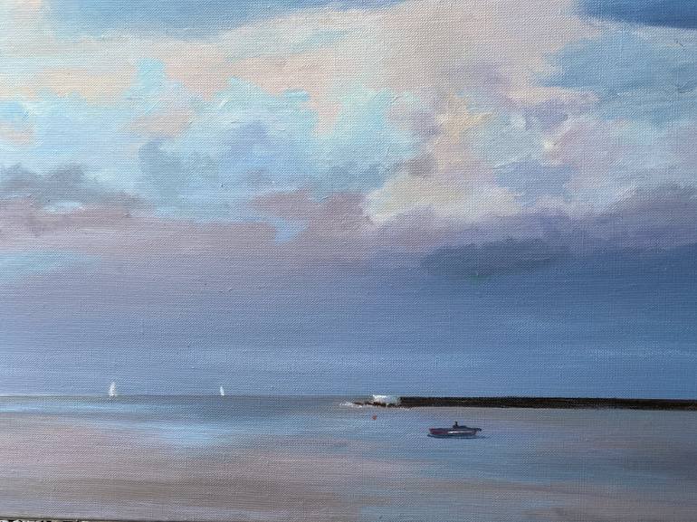 Original Contemporary Seascape Painting by Conchi Artero