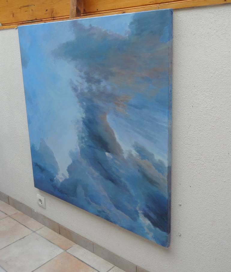 Original Fine Art Aerial Painting by Conchi Artero