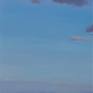 This painting was born after a very pleasant walk along La Corniche.The day was quite windy and in the distance I could see a small regatta.I liked the environment and decided to try to recreate it on my canvas.Here is the result.
