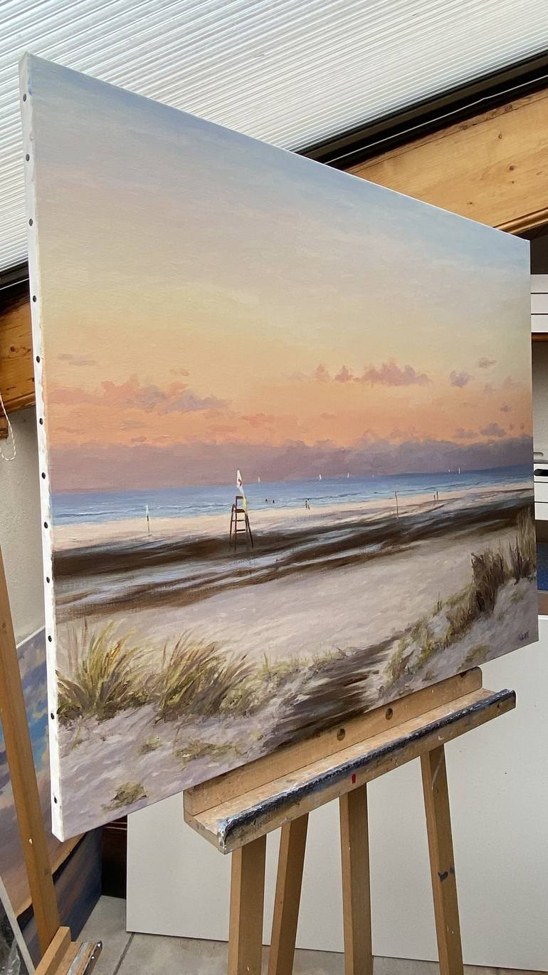 Original Beach Painting by Conchi Artero