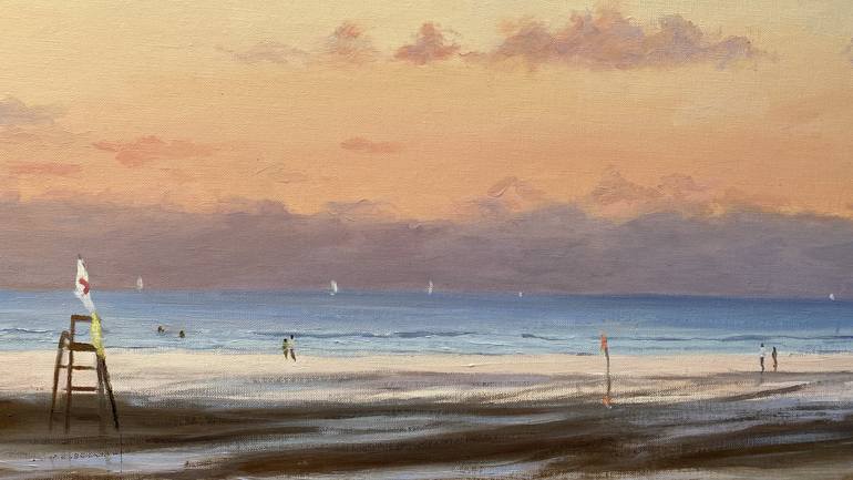 Original Beach Painting by Conchi Artero