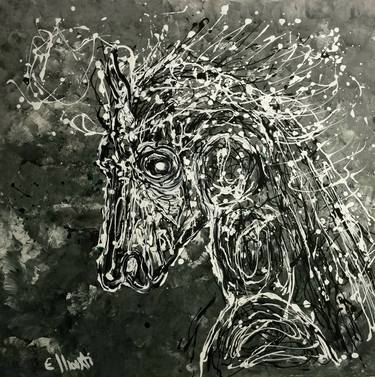 Print of Figurative Horse Paintings by FAHD EL HARTI