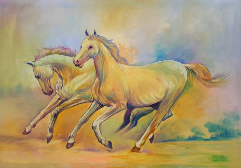 Original Abstract Animal Painting by Bilal Qadeer