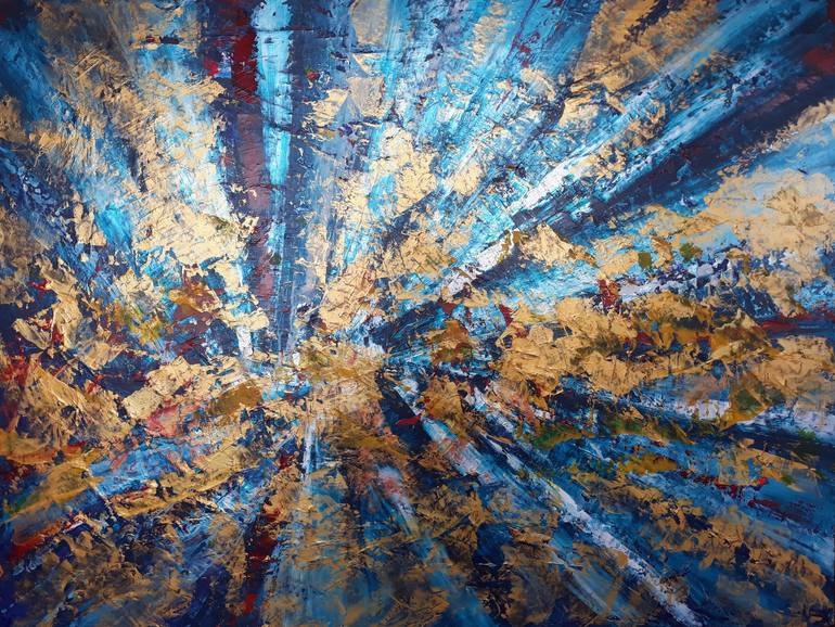 Original Abstract Painting by Lucia De Brito Franco | Abstract Art on Canvas | The World around us and within
