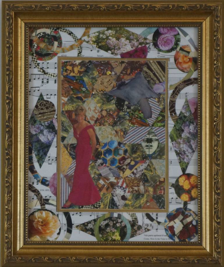 Original Conceptual Women Collage by Parsons Tancredi