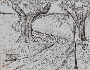 Original Landscape Drawings by Christopher Rehm