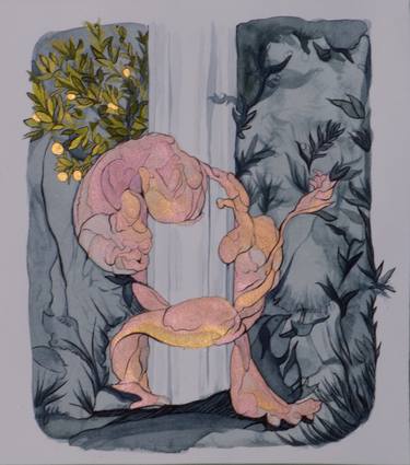 Print of Surrealism Tree Paintings by Clare Chara Wallis