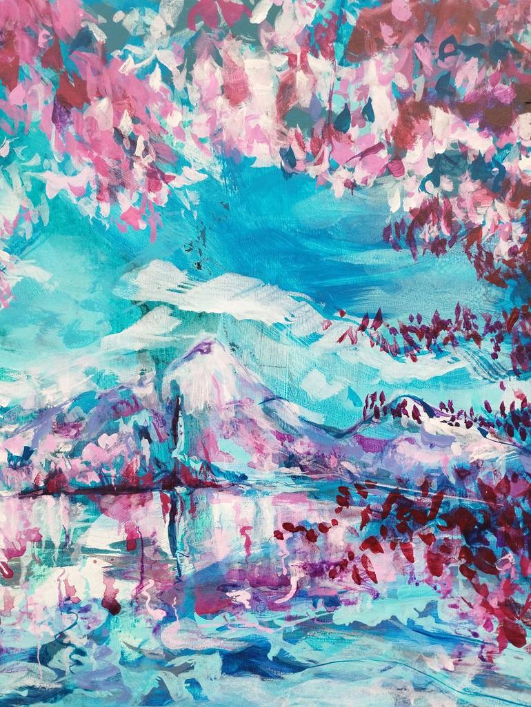 Original Expressionism Landscape Painting by Emma Archer