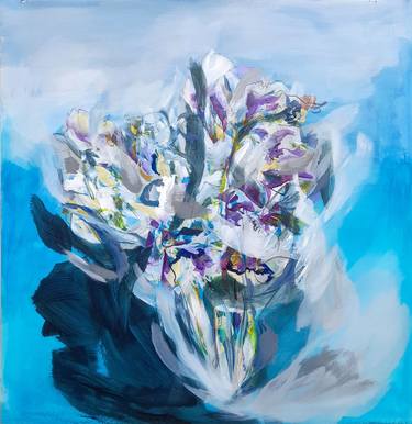 Original Abstract Floral Paintings by Emma Archer