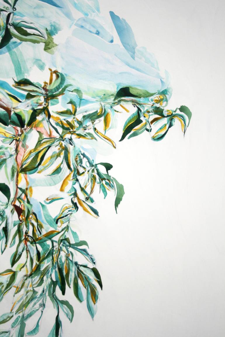 Original Abstract Botanic Painting by Emma Archer