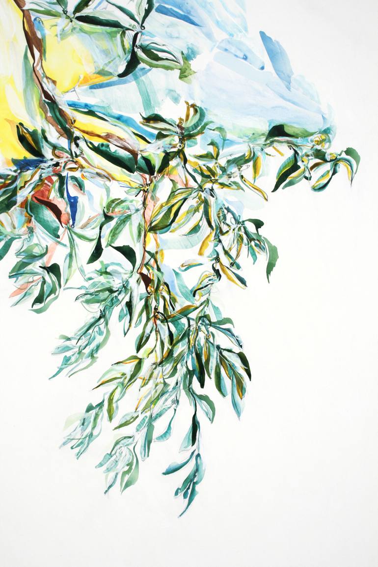 Original Abstract Botanic Painting by Emma Archer