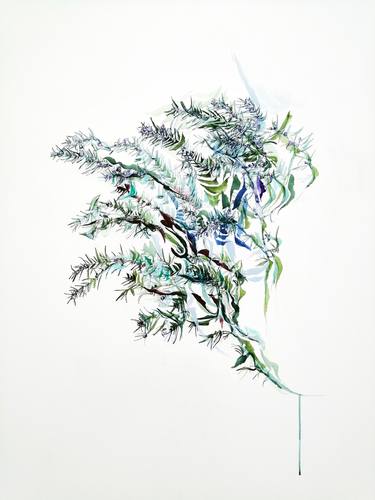 Original Abstract Botanic Paintings by Emma Archer