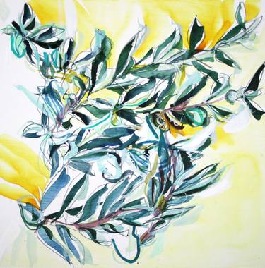 Print of Abstract Botanic Paintings by Emma Archer